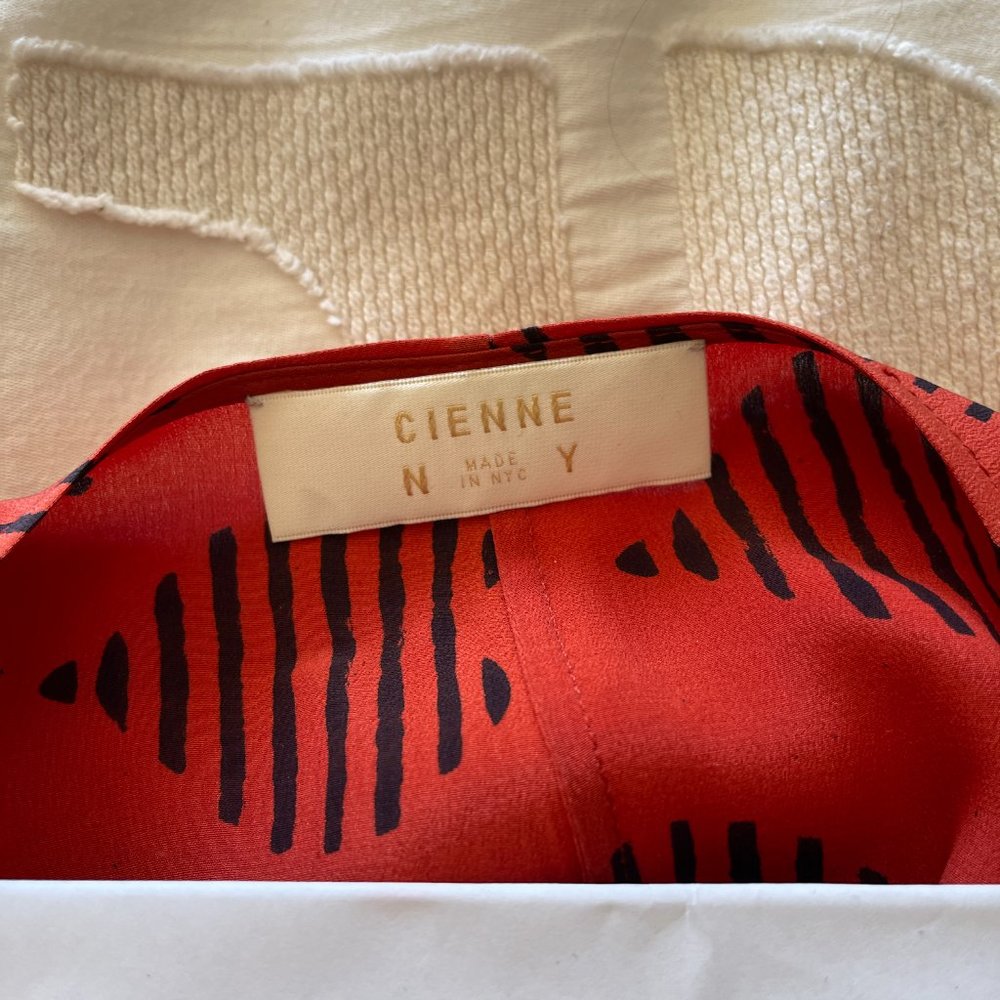 Cienne NY Silk Jumpsuit - Sz M Poppy Red - Picture 8 of 10